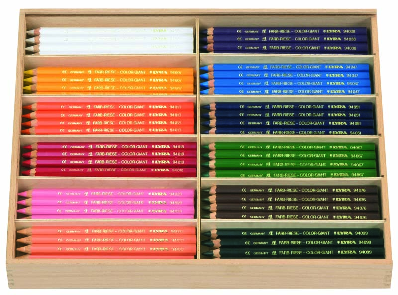 FARBRIESE Holzbox (144 Stück)