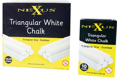 Tafelkreide Dreikant weiß / aus dem Sortiment genommen