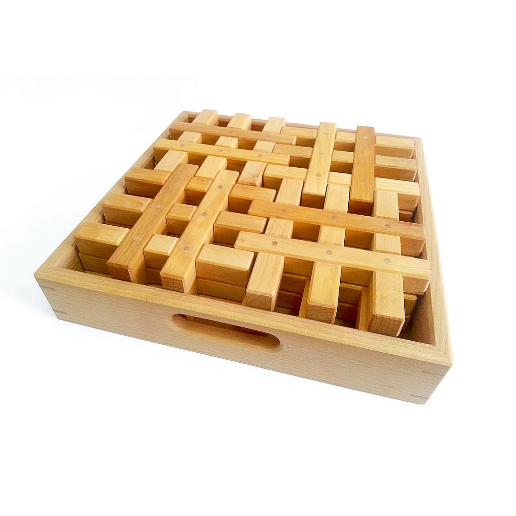 Gitterklötze Natur - 12 Teile