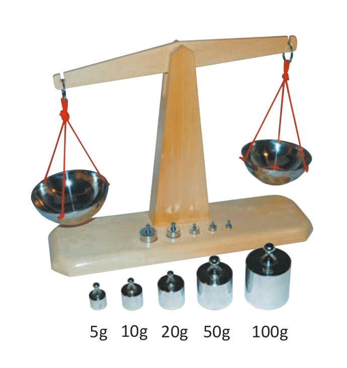 Balkenwaage Buchenholz