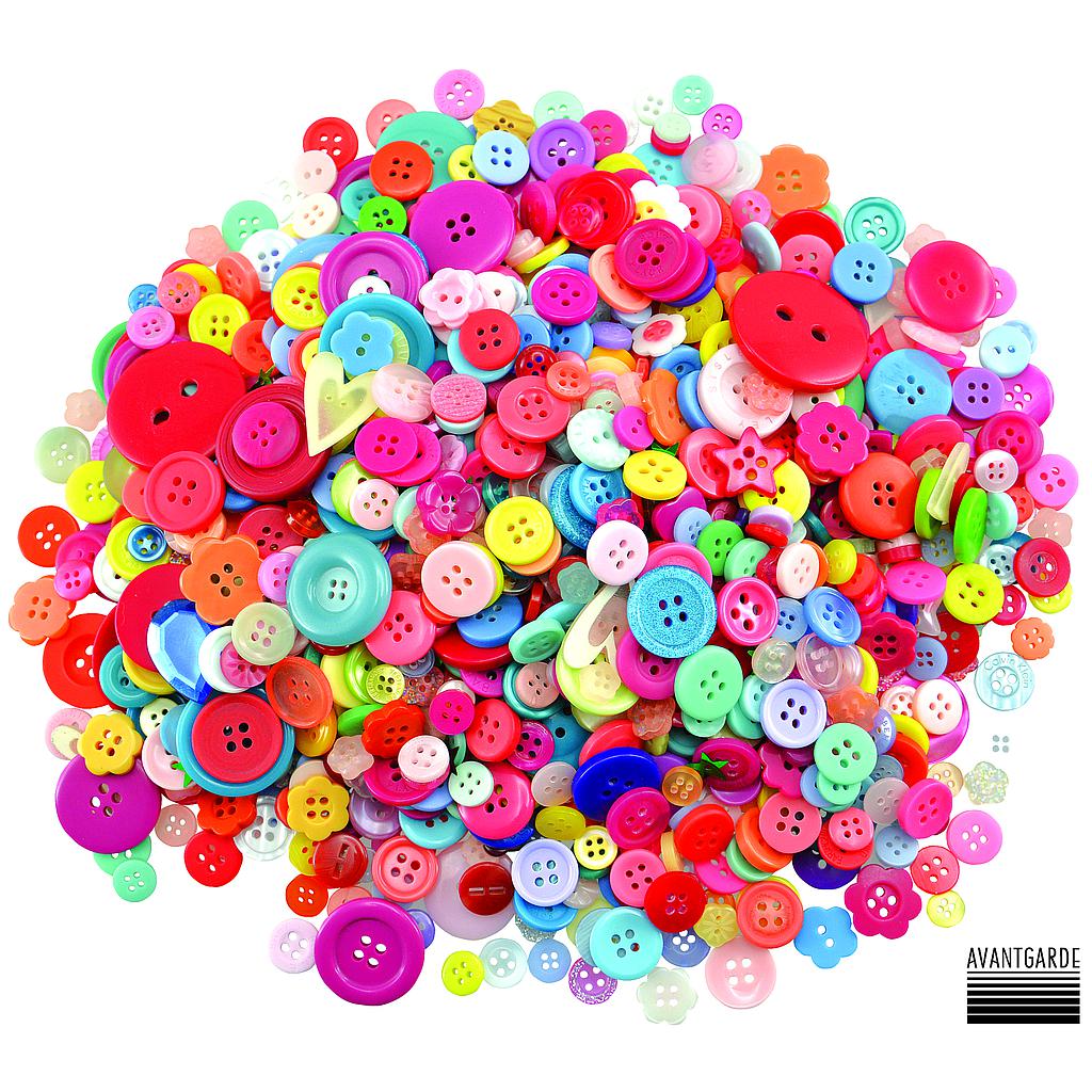 Knöpfe 500g, gemischt / Auslaufartikel LF