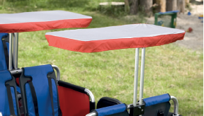 Sonnenschutz für 2 Sitzplätze, für Turtle Kinderbus Modelle 8900801, 8900802°*