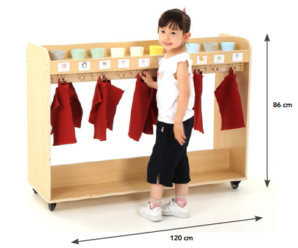 Mobiler Waschraumwagen (mit Zahnputzbecherhalterung)°°#´*#