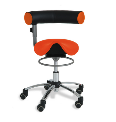 [Stlhk] Sanus - Sattelsitzstuhl mit Rückenlehne höhenverstellbar*°° (Größen 36, 42, 46)