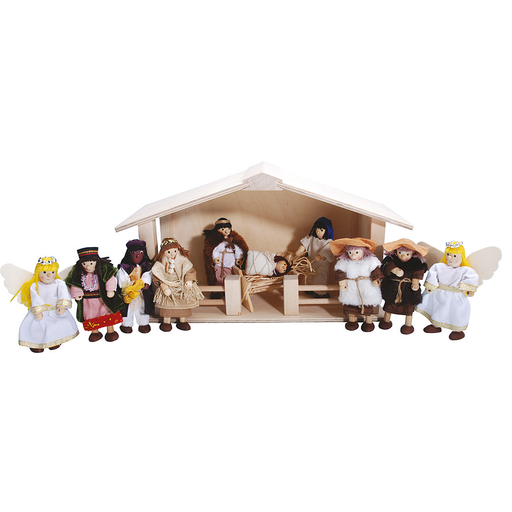 [R309-22] Winzling-Set Krippenfig. groß