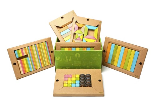 [1017] TEGU - Magnetholzbausteine 150 - teiliges Bauset Tints / Auslaufartikel