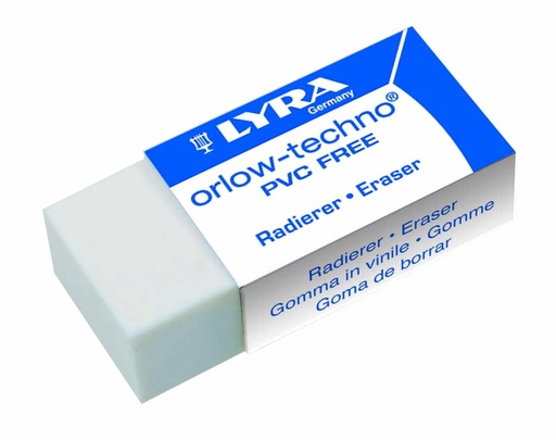 [R7413300] Radierer Kunststoff LYRA weiß (10 Stk)