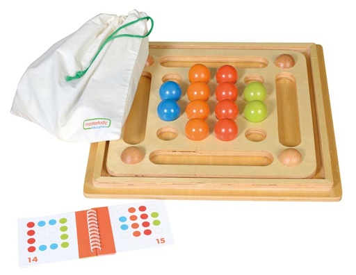 [R120335] Holzkugelspiel Motorikbrett