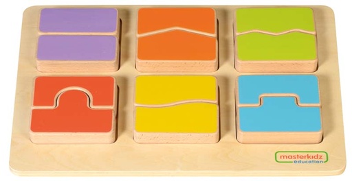 [R120337] Formenpuzzle Motorikbrett