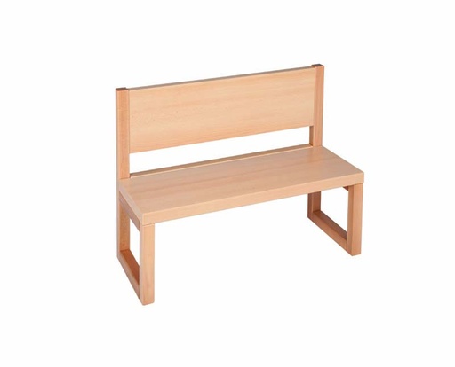 Sitzbank mit Rückenlehne 80cm