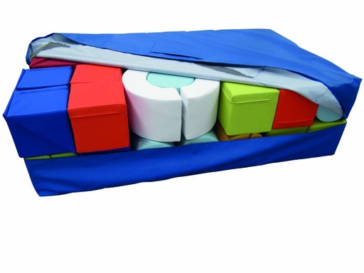 [R555-1] Hülle für Riesenbausteine Set 1 (90/150/30) - Hülle für 13 Teile Bausteine Set