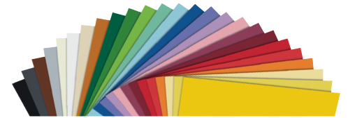 [113057] Tonpapier A4, 500 Blatt, 130g, 25 Farben sortiert