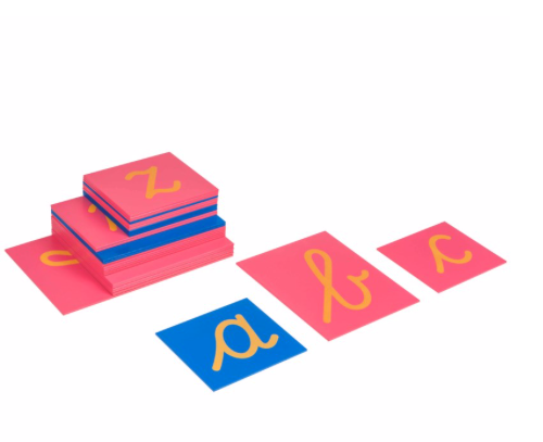 [R005400] Sandpapierkleinbuchstaben lateinische Ausgangsschrift (internationale Version)