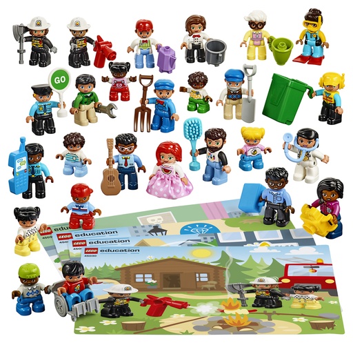 [103131] LEGOⓇ DUPLO Menschen 26 Figuren + Zubehör / aus dem Sortiment genommen