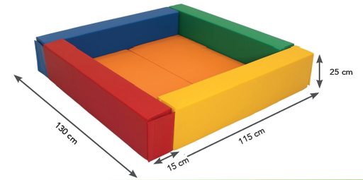 [107089] Bällebad 130x115x25⁺