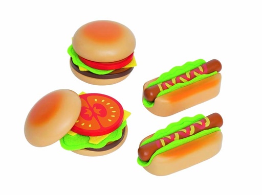 Hamburger und Hotdogs